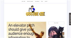 Desktop Screenshot of gratitudegeek.info